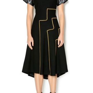 Kahlo Wool Dress,Staci Snider